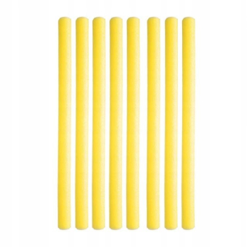 SEDFRYZ.Papiloty żółte 18cm - średnica 10 mm